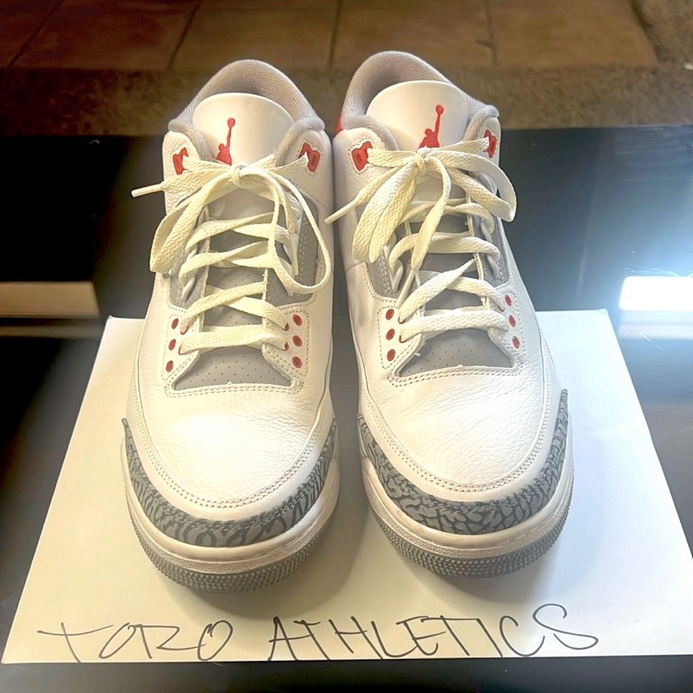 Jordan 3 Retro Fire Red Sz 10
